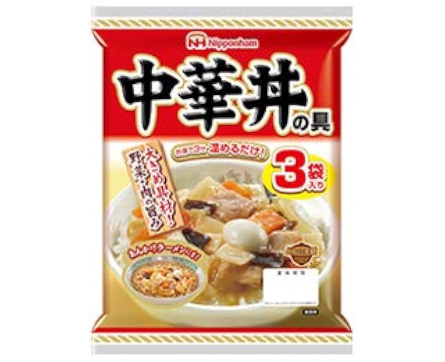 中華丼の具(138g×3袋)×6牛丼の具(120g×3袋)×3レトルト食品セット Amazon.co.jp: 日本ハム どんぶり繁盛® 中華丼の具 138g×3袋